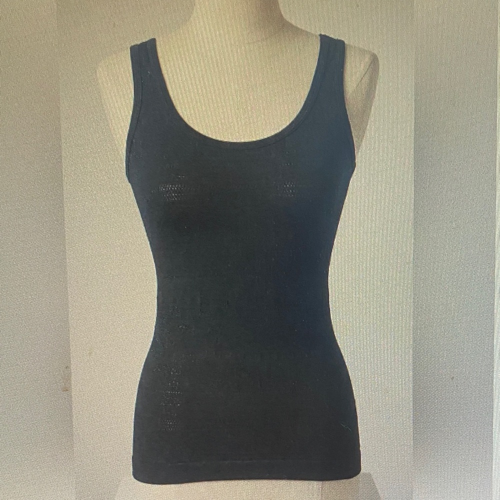 Black Seamless Tank Top - Women